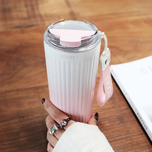 GOOM星野咖啡杯 316不锈钢 580ml大容量咖啡杯（GM-22AW-K2） 商品图7