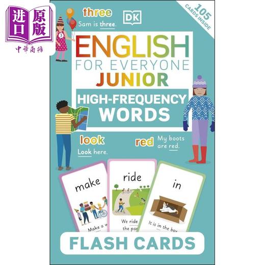 【中商原版】English for Everyone Junior High Frequency Words Flash Cards 人人学英语青少版 高频词汇卡片 英文原版进口 商品图1