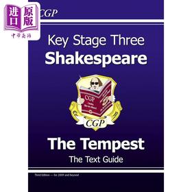 预售 【中商原版】英国原版CGP教辅 KS3 English Shakespeare Text Guide The Tempest KS3 英语莎士比亚文本指南 暴风雨