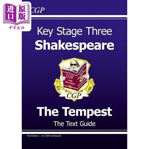 预售 【中商原版】英国原版CGP教辅 KS3 English Shakespeare Text Guide The Tempest KS3 英语莎士比亚文本指南 暴风雨 商品图0