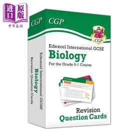 预售 【中商原版】新年级9-1 爱德思国际GCSE生物学修订问题卡New Grade 9-1 Edexcel International GCSE Biology Revision Cards