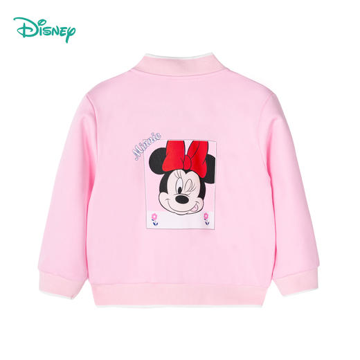 迪士尼童装女童米妮夹克外套中大童春秋季可爱米妮卡通上衣洋气潮211DS0125 商品图7