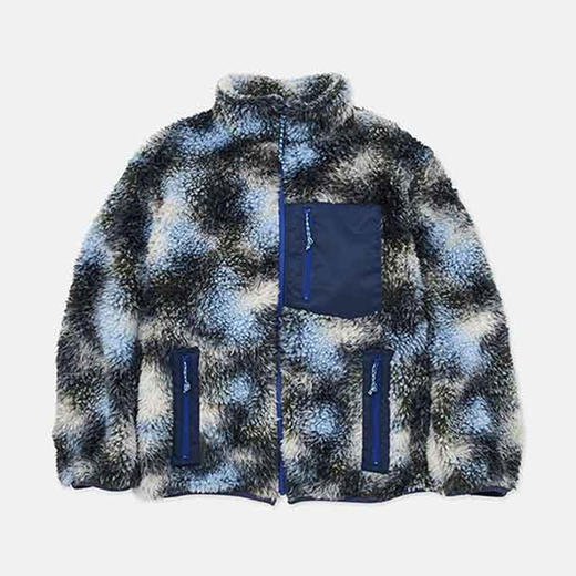 DIGAWEL Pile Fleece Blouson 中性款印花柔软抓绒拉链夹克外套 商品图4