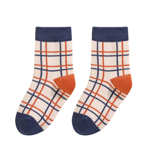 洁丽雅5双装童袜中筒袜子儿童袜新疆棉可爱印花亲肤柔软袜子韩系 商品图5