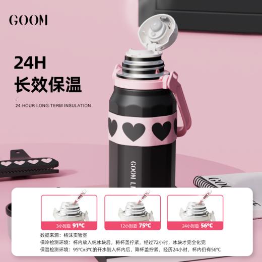 GOOM 趣运动保温杯 316不锈钢 900ml大容量 保温杯（GM-23AW-B4） 商品图2