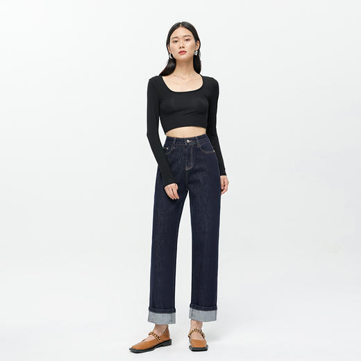 HEY+JEANS 高端系列蓄热保暖牛仔裤 7067 商品图5