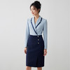 假两件职业连衣裙女秋冬高级感气质修身显瘦公务员面试教师工作服 商品缩略图0