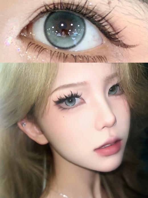 瑞尔康  mixmixx  美瞳月抛  午后绿茶 直径14.2mm着色13.5mm 商品图5