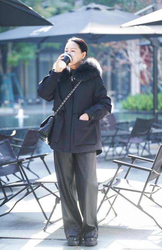 【M1】臣禾 【蛋白皮裤】环保皮佰搭显瘦休闲裤9234060190【金猪甄选】 商品图2