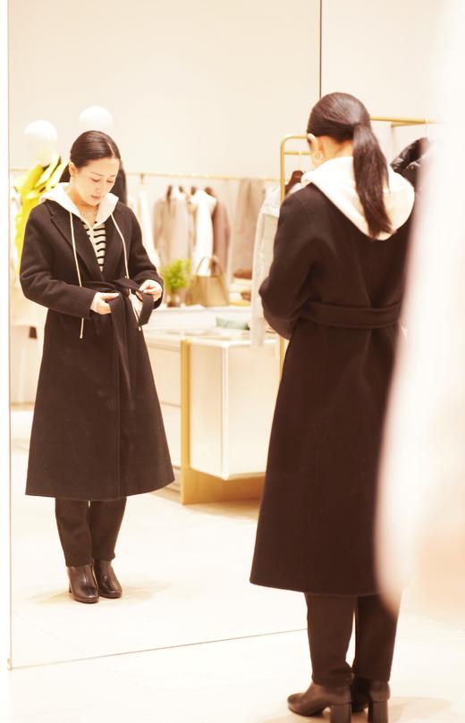 臣禾 系腰带【100%绵羊毛 】气质毛呢外套9234080680 商品图1