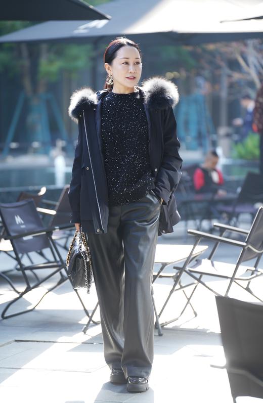 【M1】臣禾 【蛋白皮裤】环保皮佰搭显瘦休闲裤9234060190【金猪甄选】 商品图3