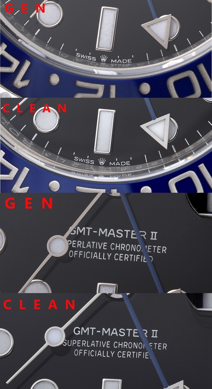 C厂劳力士一比一顶级复刻手表格林尼治型II系列m126710blnr-0002对比正品评测