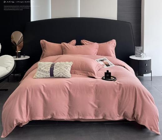 轻奢纯色火山磨毛四件套2.0*2.3m G117900032 商品图3