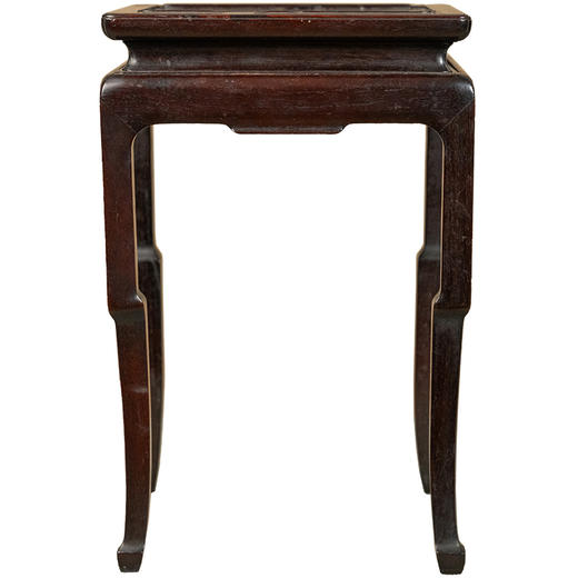 清 红木束腰弯腿花几摆件 商品图5