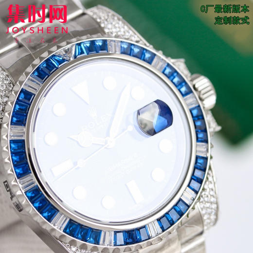 C新款“蓝幽灵 绿幽灵”劳力士 ROLEX 水鬼系列 满钻系列 商品图2
