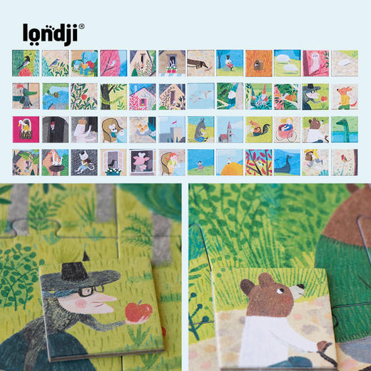 londji《魔法拼图》拼图 适合年龄5岁+ 西班牙玩具 PZ599U 商品图9