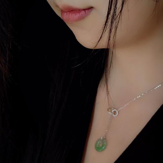 18k锁骨链【偏爱】平安扣版 商品图5