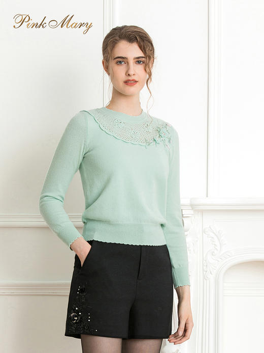 粉红玛琍羊毛衫 商品图2