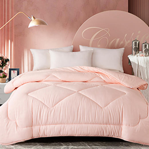 多喜爱-冬被《七孔抑菌冬被（白色/水晶玫瑰色）》 商品图7