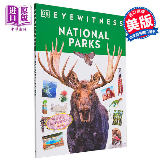 预售 【中商原版】DKEyewitness系列 国家公园百科 Eyewitness National Parks 英文原版 科普 美国国家公园 动物自然景观 商品图0