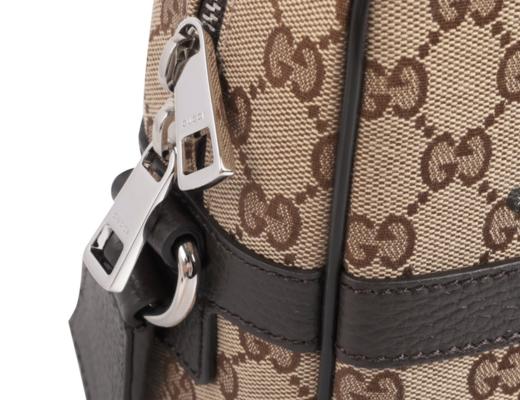 【新品到仓特惠秒】Gucci 古驰 男士经典褐色拉链开合老花相机包/单肩包 11739 商品图6