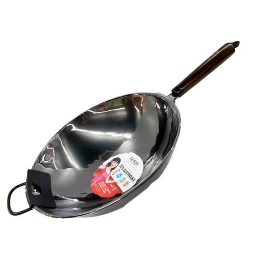 亿佰味无涂层铁锅（圆底）34CM/个 商品图0