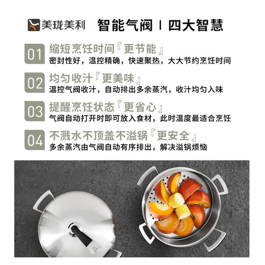 美珑美利TOOL+系列30cm多功能锅（蒸锅） 商品图4