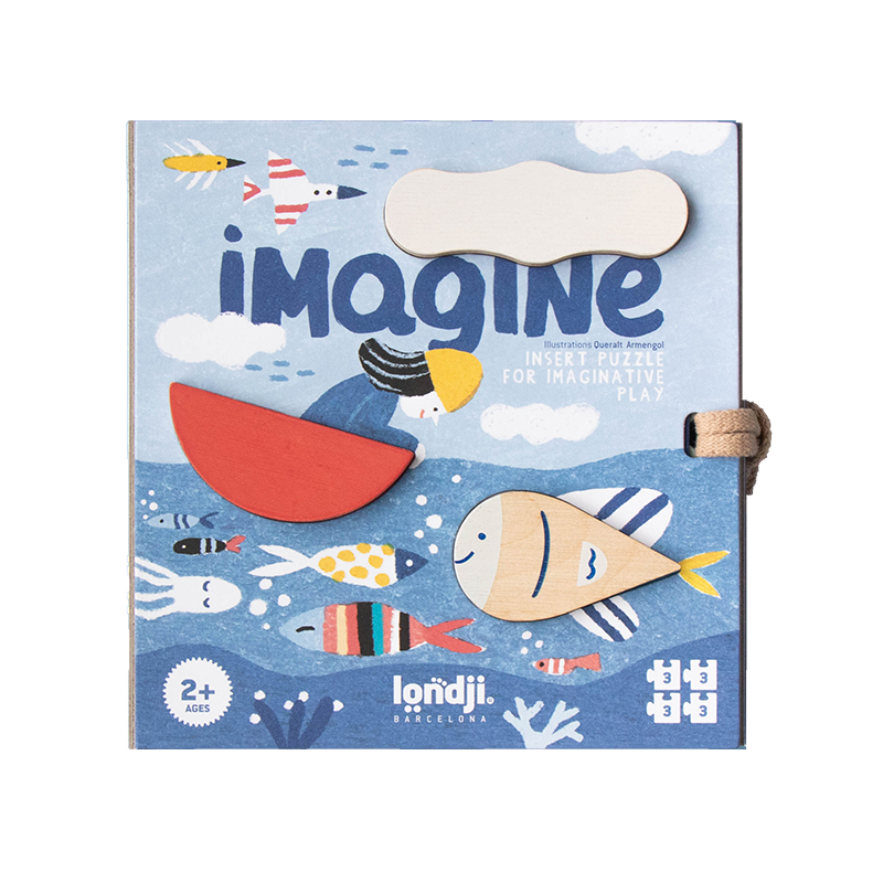 londji《魔法拼图》拼图 适合年龄2岁+ 西班牙玩具 PZ591U
