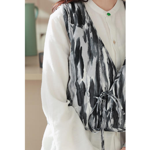 【抖音专属】棉马甲（23802522-育阳染） 商品图2