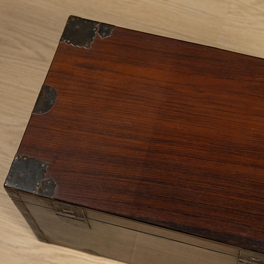 清 红木铜包角书箱 商品图1