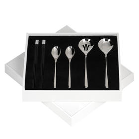 木竟-日诵 臻宴U系列公用餐具6件套