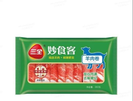 三全 羊肉卷 380g/袋 商品图0