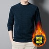 骨头花加绒加厚毛衣男士冬季新款圆领休闲雪尼尔打底毛衣 商品缩略图2