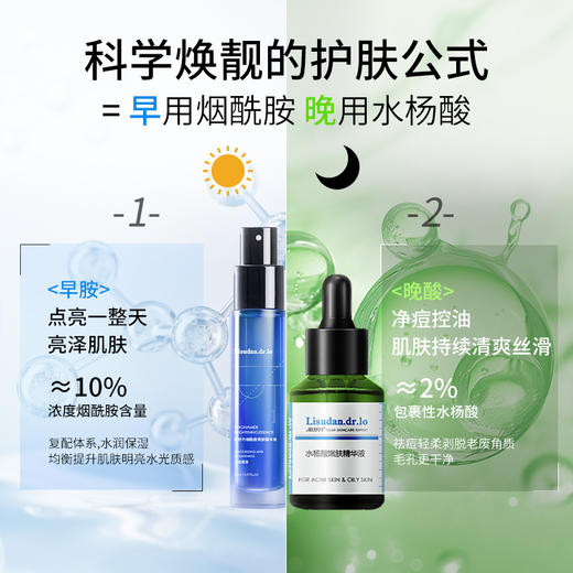 丽舒丹护早胺晚酸组合精华液提靓肤色缓解痘痘暗沉 商品图2