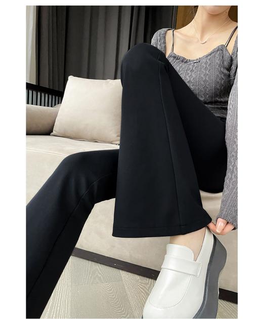 【YW】无忧购冬季上身JU显瘦显腿长时尚穿搭狂热份子加绒加厚爆款喇叭裤D0030（截单后3-5天发货) 商品图9