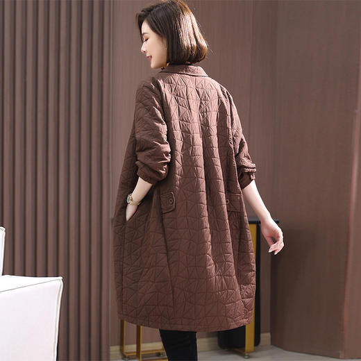 裁缝学苑AS145夹棉风衣外套纸样女装新款中年妈妈中长款绗棉样衣 商品图3