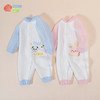 贝贝怡婴儿连体衣秋冬装保暖哈衣新生儿衣服男女宝宝加厚套装爬服ZB4CL013 商品缩略图2