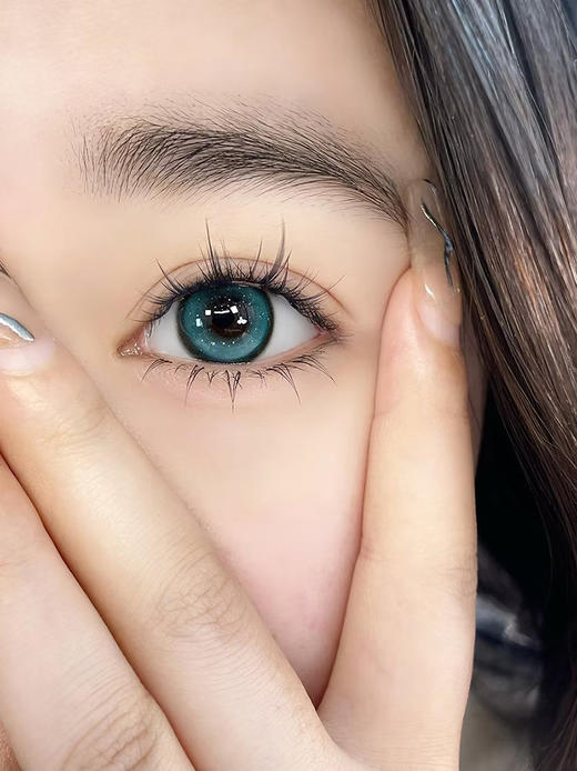 Jellydoll 魔镜绿 半年抛 两片 14.2mm 参考着色13.4mm 基弧8.6 含水38% 新锐国货 商品图1