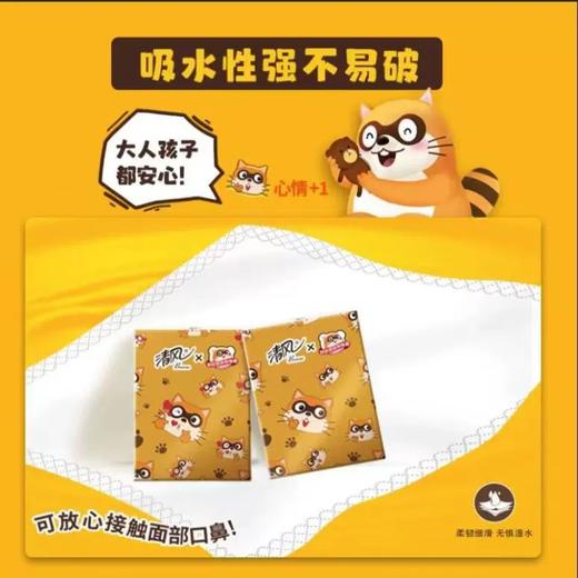 【日化洗护】清风原生木浆手帕纸4层-30包/条QSH 商品图3