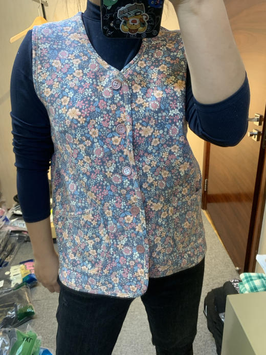 小碎花保暖百搭内搭超轻发热保暖马甲 商品图12