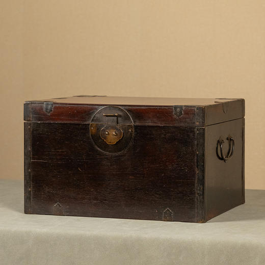 清 红木铜包角书箱 商品图4