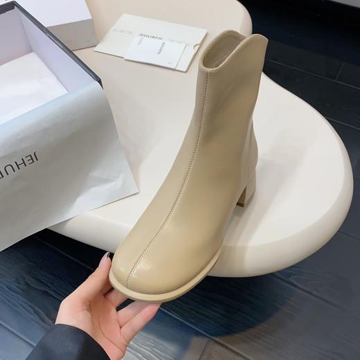 JEHURFIE秋冬新款羊皮短靴AB23226 商品图11