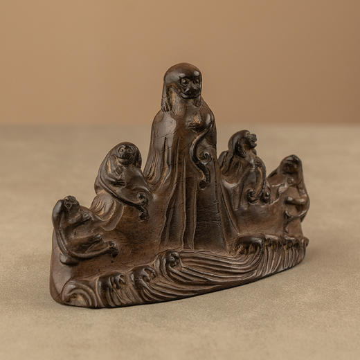 清 紫檀螭纹笔架山 商品图1