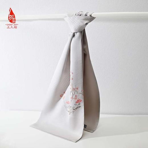 SAINTJOY上久楷 宋锦双面长巾 粉彩梅雀纹· SJ17127 商品图6