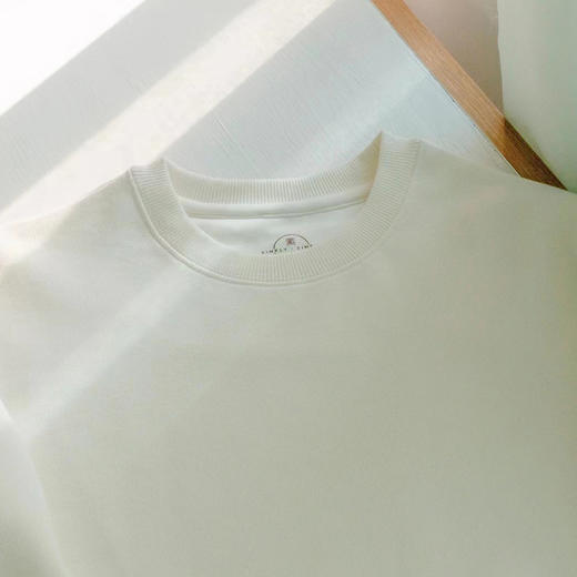 素道有机棉本白色卫衣/休闲针织圆领衫（中通或申通快递）| 公平贸易*Hoodies & knitwear| Fair Trade 商品图2