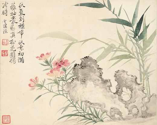 恽寿平南田没骨画精品花鸟册页10幅 原大高清宣纸复制（未装裱） 商品图7