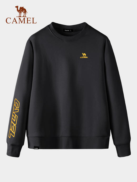 骆驼2024春秋新款男女装卫衣宽松嘻哈潮圆领套头长袖上衣女正品专柜7C22264093_7C12264092_7C22264091 商品图0