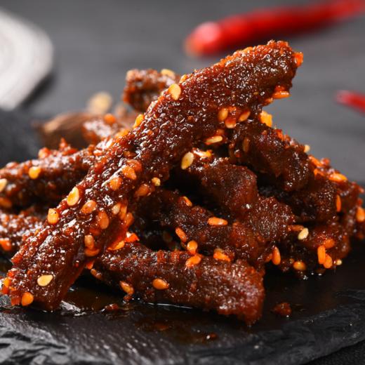 五源食品  麻辣牛肉条60g*5袋 麻香四溢 香辣够味 休闲零食 48小时发货 商品图3