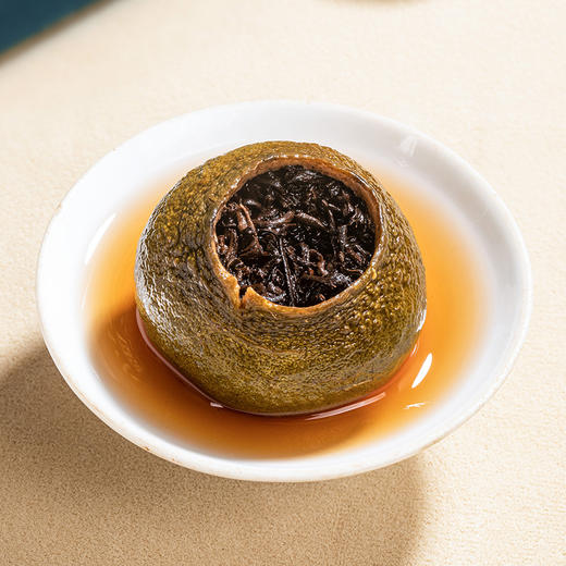 新会天马小青柑500克礼盒装 圆润小巧 柑香茶甜 商品图4