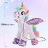 亮片独角兽DY019_白粉色彩虹亮片独角兽挎包 商品缩略图5